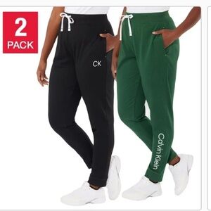 Calvin Klein Kids Sweatpants 2-Pack - Black & Green